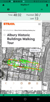 Facebook room: Albury tour. 0km, 20 minutes, grade 1