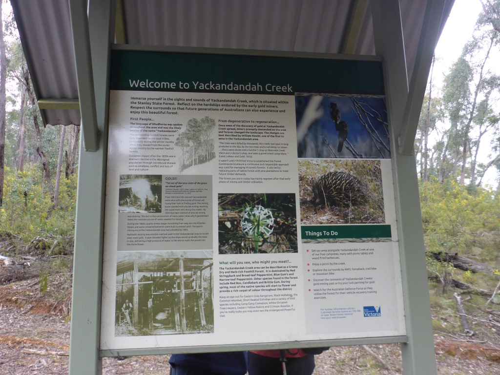 yack creek sign